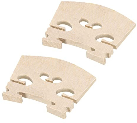 sourcing map Ponte per violino 3/4 in legno d'acero, parti per violino 3/4, confezione da 2