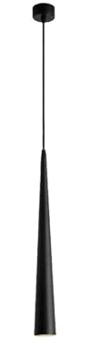 Modern Pendelleuchte Cone Long Tube Pendelleuchte Moderne LED 5W Hängeleuchte mit Zylinder Höhenverstellbarer Deckenleuchter for Kücheninsel Schlafzimmer Wohnzimmer Bar Flur(Warm Light -3000k,70CM - B