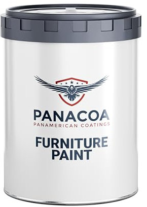 PANACOA Möbelfarbe Holzfarbe Holzlack Möbellack ohne Schleifen MATT l Schwarz 750ml