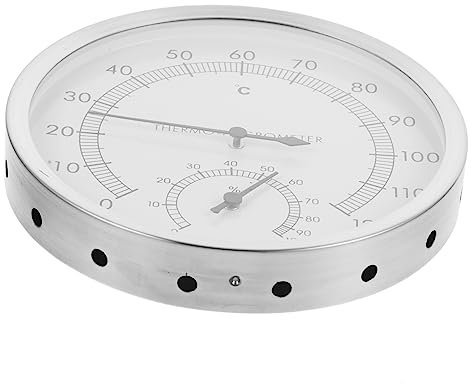 Yardwe Thermomètre Et Hygromètre Mural Pour Sauna Dintérieur Haute Précision Et Design Simple