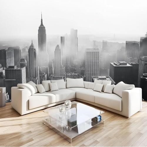 Fotomurales Decorativos Nueva York Papel Pintado 450x315 cm 3D Mural Nueva York Murales Póster Pared No Tejido Dormitorio Salón Paredes Decoración Fotomural Panorámico q2278