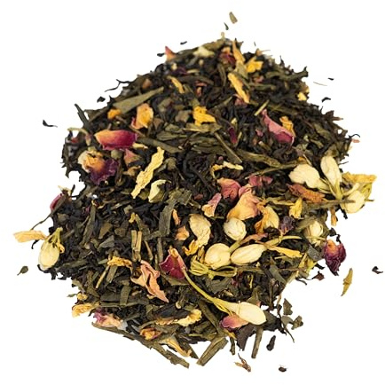 Té Negro Mil y Una Noches – Mezcla Aromática con Pétalos de Rosa y Flores – Té Premium a Granel 100g – Natural y Exótico – Ideal para Regalo o Relax
