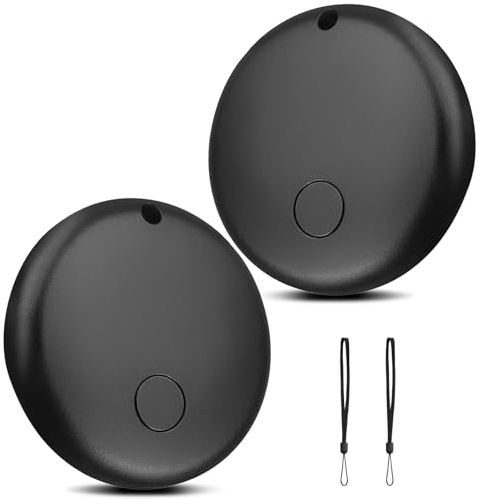 2PCS Pixelure Android Smart TagAir Traceur Tag Fonctionne avec l’app Google Localiser, Android AirTraceur Tag Traceur Localisateur D’Objets Bluetooth pour Bagages/Sacs/Clés/Portefeuilles/Vélos