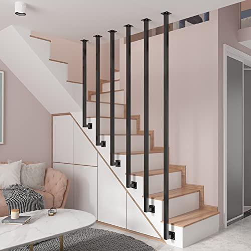 Metal il Balustrade d'escalier en fer forgé de 30 cm pour clôtures et support d'escalier Design élégant pour la maison et l'extérieur