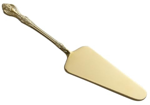 MUELODSIC Cuchillo de Acero Inoxidable con Mango Tallado para Cortar y Servir Pizza y Pasteles Espátula Metálica Multiusos para Repostería y Decoración de Tartas Fácil Limpieza Uso