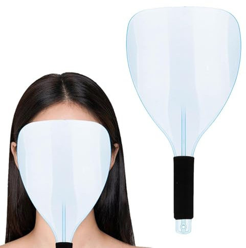 Copertura per il viso con lacca per capelli - Strumento professionale per | capelli con visiera per il viso, protezione per gli occhi trasparente | Deflettori per iviso Scudo di protezione Lacca per c