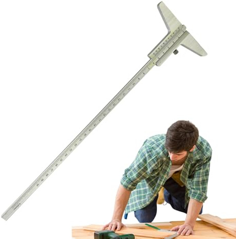 Calibradores Vernier - Medida Multifuncional de Alta Precisión | Calibrador de Medición para Carpinteros | Para Bricolaje, Reparación Auto, Joyería, Manualidades, Electrónica