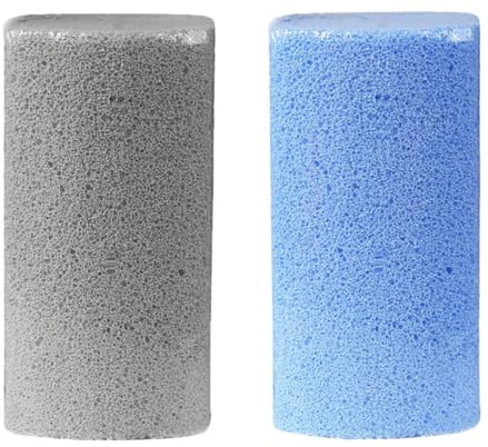 Râpe à Pied en Pierre de Verre 2 Pièces pour Callosités | Outil de Soin des Pieds Ergonomique, pour Hommes et Personnes Âgées, Élimination de Peau Morte, Réparation du Talon