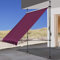 QUICK STAR Toldo retráctil 250 x 130 cm Tienda Manual Ventana Terraza Jardín Exterior Tienda Balcón Burdeos