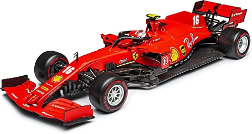Bburago Formel 1 Ferrari SF1000 (2020): Modellauto im Maßstab 1:18, mit Fahrer #5 Vettel, Ferrari Racing Edition, 31 cm, rot (18-16808V)