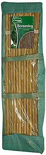 flickbuyz Split Bamboo Screening Garden Privacy Slatted Fence Roll Outdoor Indoor for Privacy Windbreak Fencing (1 x 4 MTR)