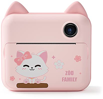 Namolit P1 Kids Camera 32GB Kids Instant Camera Photo Printer 2.4 Inch IPS Screen Christmas Birthday Gifts for Girls with Paper Support WiFi Transmissin Applicable