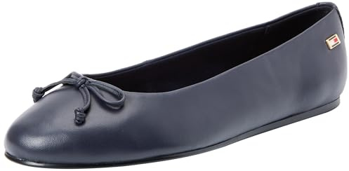 Tommy Hilfiger Ballerine Donna Essential Chic Ballerina Eleganti, Blu (Space Blue), 37