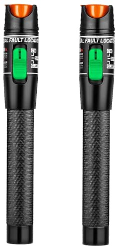 Localizzatore di Guasti in Fibra Ottica 30mW 30KM, Tester FTTH, Penna Ottica Con Interfaccia Standard 2.5mm per SC/FC/ST (2 Pezzi)