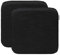 RACE LEAF Juego de 2 cojines de asiento de espuma viscoelástica de rebote lento de 40,5 x 40,5 cm, superficie impermeable y parte inferior antideslizante, negro