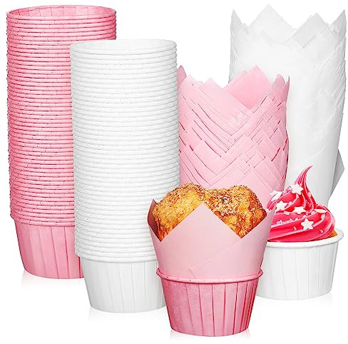 NAMOARLY 200pcs Cupcake Baking Cups Muffin Liners Cupcake Wrappers Paper Liners for Baking Birthday Party Decorations