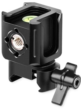 Zeadio Universal NATO Clamp Camera Mount, Quick Release Clamp with 1/4-20 - Hot Shoe Adapter & Cold Shoe Mount for Monitor, Light, Phone & Mic etc