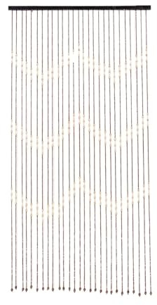 UBOHUZ Beaded Door Curtain Beaded Door Curtain Natural Wood Beaded Curtain Fly Screen Porch Doorway For Bath Bedroom For Doorway