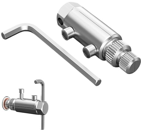 Extracteur De Filetage De Tuyau Cassé, Extracteur de Boulon pour Retirer Les Vis de Tuyau Cassée, Outil de Démontage de Robinet, pour Robinet, Réparation Tuyau, Plomberie (argent)