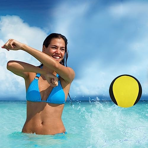 Chiyyak Palla da Salto in Acqua Palline da Scrematura Durevoli per Giochi in Piscina per Bambini 2 Pezzi Palline D'acqua Blu Verdi per Giocattoli da Spiaggia (Blu e verde)