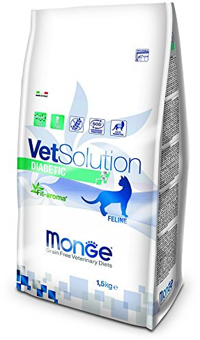 MONGE Veterinario. Soluzione diabetica Cat KG. 1.5 Gatti alimentari