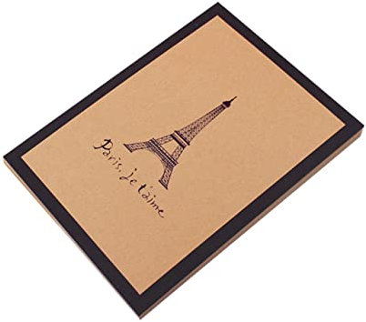 Operitacx Vintage Fotoalbum Mit -turm-cover Kraftpapier Für Familienerinnerungen Personalisierbar Für Abschlüsse Langlebig Und Sicher Der Anwendung Für Jubiläen