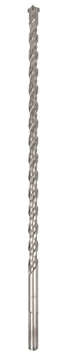 Torxero Mèches SDS MAX de 2,2 cm x 24 po, forets rotatifs en carbure, forets à maçonnerie pour béton, pierre et brique, marteau SDS MAX double cannelure, foret à maçonnerie, foret à béton