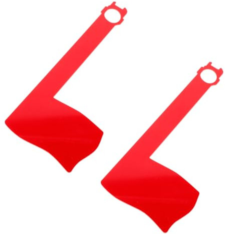 CANIGHT 2stücke Briefkastenflaggen Drehbare Rote Flaggen Für Briefkästen Installieren Langlebig Und Auffällig Für Praktische Postzustellung