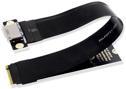 CY 2280 NGFF PCI-E4.0 M.2 M-Key zum Oculink SFF-8612 SFF-8611 Hostkabel 15 cm für NVME U.2 SSD Egpu