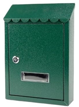 SHCHNA Briefkasten Vorschlagsbox Briefkästen Zur Wandmontage, Briefkasten for Den Außenbereich, Wasserdichter Briefkasten, Vorschlagskasten, Beschwerdekasten Briefkasten Letter Box(Grün)