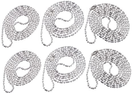 Lurrose 6stücke Titanstahl Diy Halskette Kette Schmuckherstellung Versorgung Diy Kettenmaterial Bastelketten Kettenglieder Schmuckherstellungszubehör