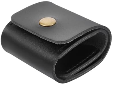 OFFIGAM Guitar Pick Organizer Tasche Aus Pu-Leder Für Akustik Gitarre Plektrum Für Bass Und Andere Saiteninstrumente Stylisches Und Praktisches Zubehör Für Musiker