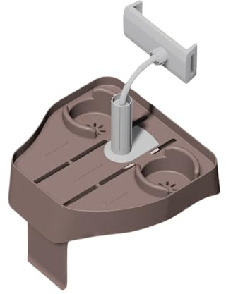 Rrlihjgu Tableau à Bain à remous, Support de Tasse de Bain à remous | Plateau de Table d'appoint de Baignoire | Accessoires de Spa Non glissants avec 2 Porte-Tasse pour Baignoire Piscine Gonflable