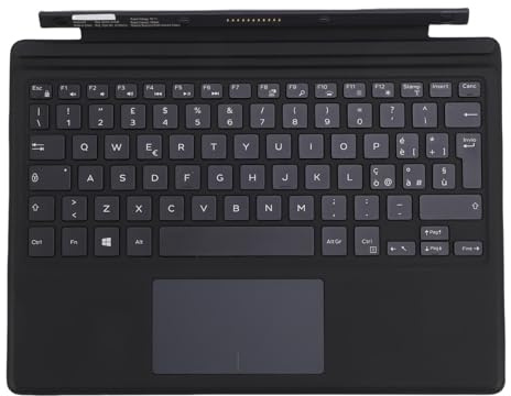ASHATA Tablet Tastatur für Breitengrad 5285 5290 2 in 1 K16m, Tablet Tastaturdock mit Touchpad, QWERTY Layout, Schnelle Antworttasten