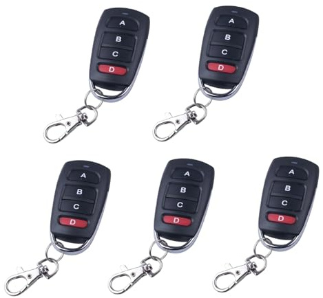 5pcs Garage Remote Control universale, telecomando garage a 433 MHz, sostituzione di apri del cancello automatico per porte del fienile, porte di magazzino