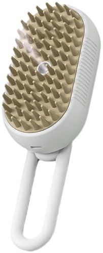 Réparé à la vapeur - Brosse en fourrure chauffée, outil de toilettage à vapeur douce | Combinaison autonettoyante pour chiens, cape pour épandre, massage pour animaux de compagnie sans gr ce