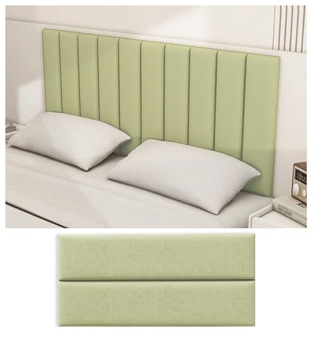 Självhäftande väggstoppning – mjuka anti-kollision sänggavel paneler för heminredning och renovering, 70 x 23 cm, dämpade väggklistermärken för barnsäkerhet