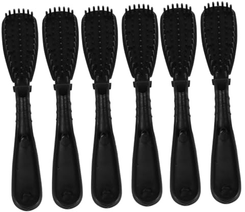 TOPPERFUN 6 Pinceles para Teñir el Cabello de Peluquería en Pp Duradero, Cepillos Aplicadores y Peines Ergonómicos para Resaltar, Teñir y Decolorar, Uso Profesional y Casero