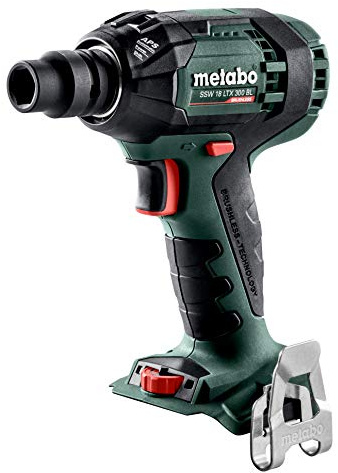 metabo SSW 18 LTX 300 BL Akku-Schlagschrauber, 18V Brushless | 300 Nm Drehmoment, 1/2 Zoll Außenvierkant, Automatic Power Shift, Inklusive metaBOX, ohne Akku und Ladegerät
