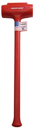 Trusty-Cook - Polyurethane Dead Blow Hammer (144 oz, Red)