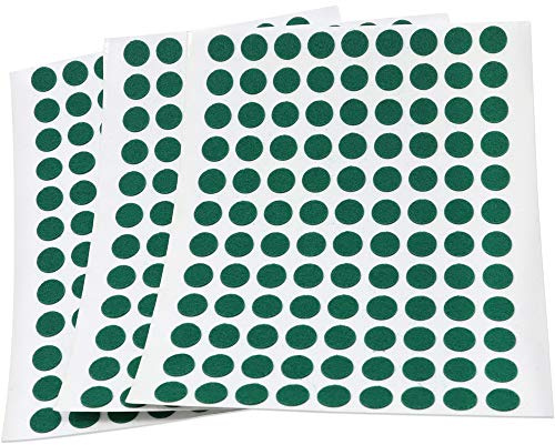 Adsamm FP-15-SA-GN-10-108-3 FP-15-SA-GN-10-108 324 x Felt Gliders, Ø 10 mm, Green