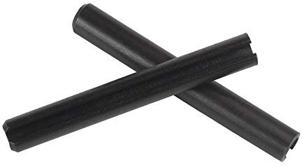 Goupille élastique noircie en fer, goupille élastique de positionnement de goupille fendue, goupille cylindrique, goupille creuse, goupille d'arbre M6M8 M6 * 20 (50 pièces)-M8 * 30 (50 pièces)