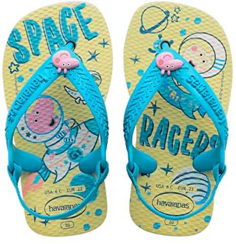 Havaianas Baby Peppa Pig, Infradito Unisex - Bimbi 0-24, Beige, 17/18 EU