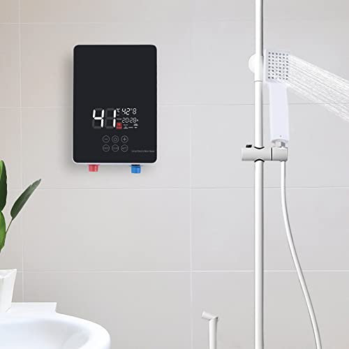 Mini scaldabagno elettrico con termostato LCD, set per doccia, 220 V