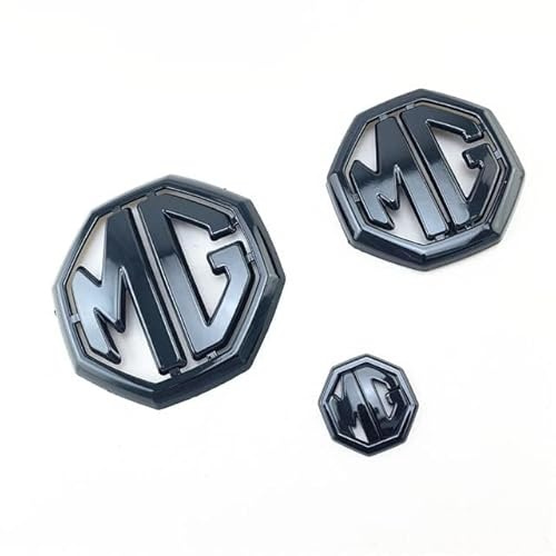 GRFIT Auto Emblem Aufkleber für MG 6 MG ZS, Körper-Emblem-Abzeichen-Aufkleber, Auto Tuning Emblem,Black