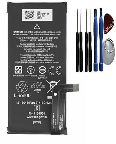 Original Google Akku Batterie für Google Pixel 4a 4G G025J G025N Battery 3140 mAh G025J Passt nur für Google 4G Nicht für 5G!!