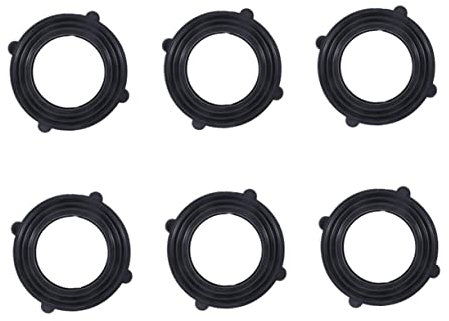 jojofuny 20pcs Water Stop Washer Rubber Gasket Seal for Hose Silicone Washer Seal Ring for Bathroom Sink and Tub Drainbasin Plug