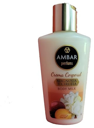 AMBAR PERFUMS Crema Corporal Aroma Magnolia y Ciruela