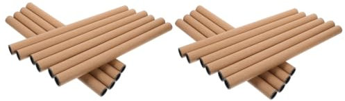 Operitacx 20stücke Versandröhren Kraftpapier Für Sicheren Transport Aufbewahrung Von Postern Kunstwerken Und Dokumenten