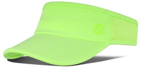 Cappello da Sole per Donne e Uomini Accessori da Golf Visiere da Spiaggia Estive Cappello Leggero e Traspirante Regolabile per Corsa e Tennis Vestibilità Confortevole per Sport Verde Fluorescente